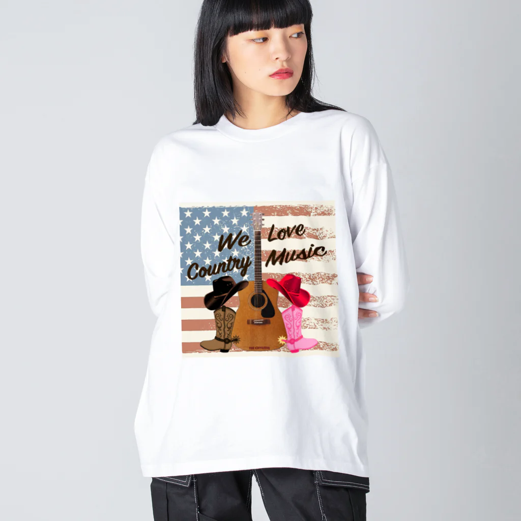 country music house !の2024 Country Music ビッグシルエットロングスリーブTシャツ