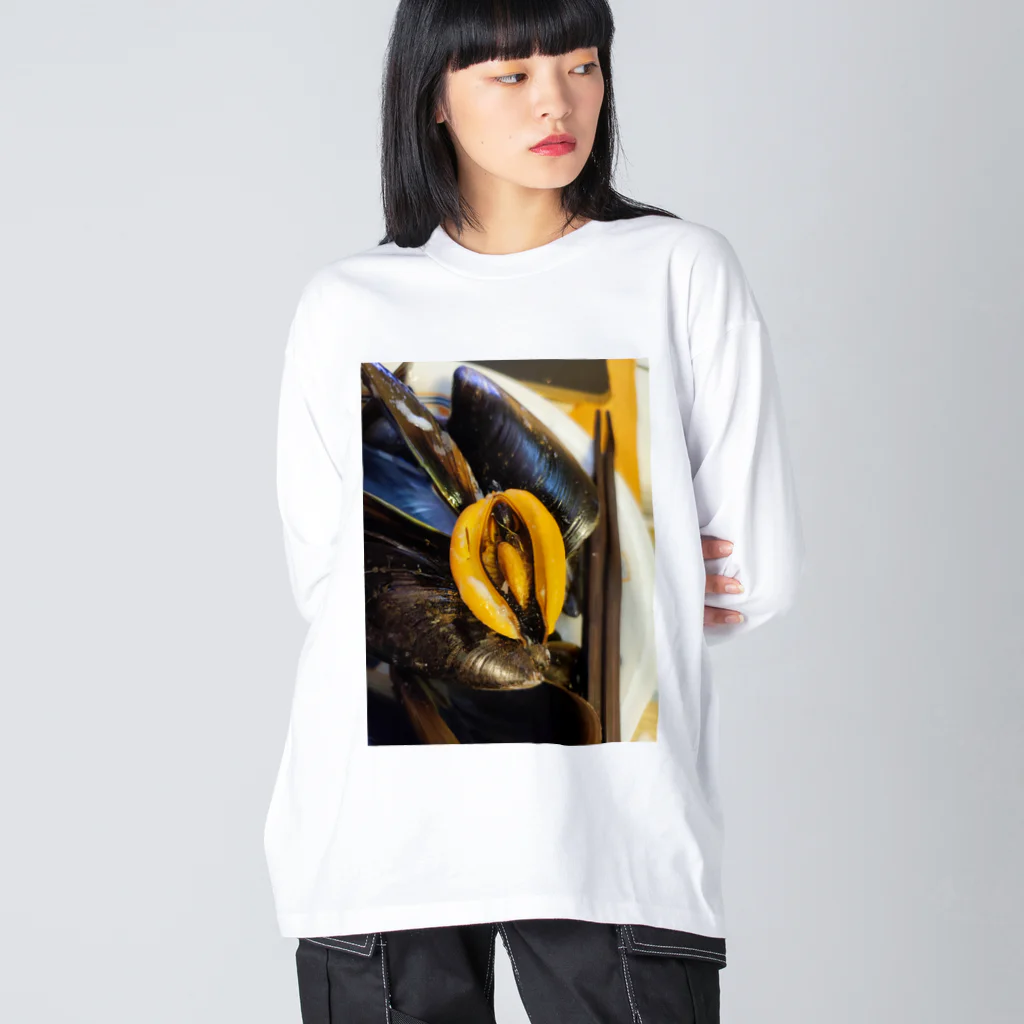 後藤商店のムール貝 Big Long Sleeve T-Shirt