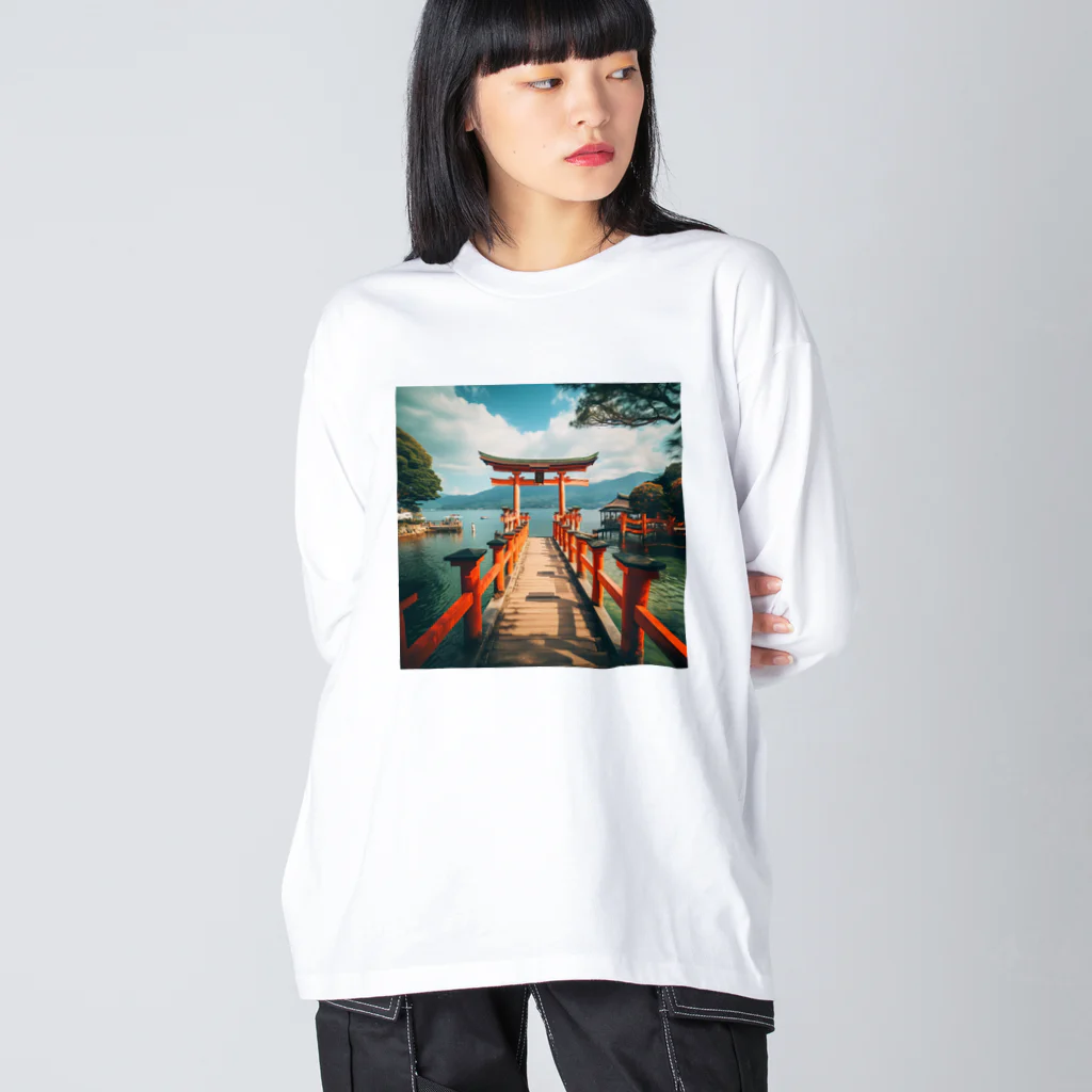 AQUAMETAVERSEの鳥居　なでしこ1478 Big Long Sleeve T-Shirt