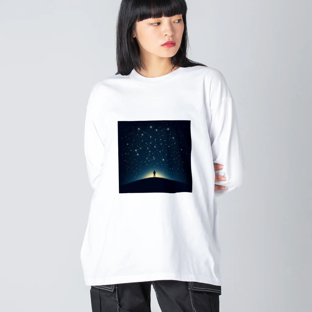 プラネテスの春の星座に包まれて Big Long Sleeve T-Shirt