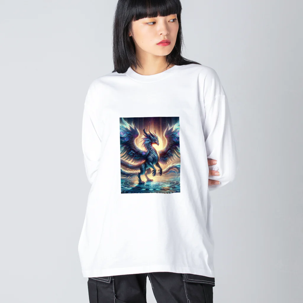 未知なる物の召喚獣 Big Long Sleeve T-Shirt