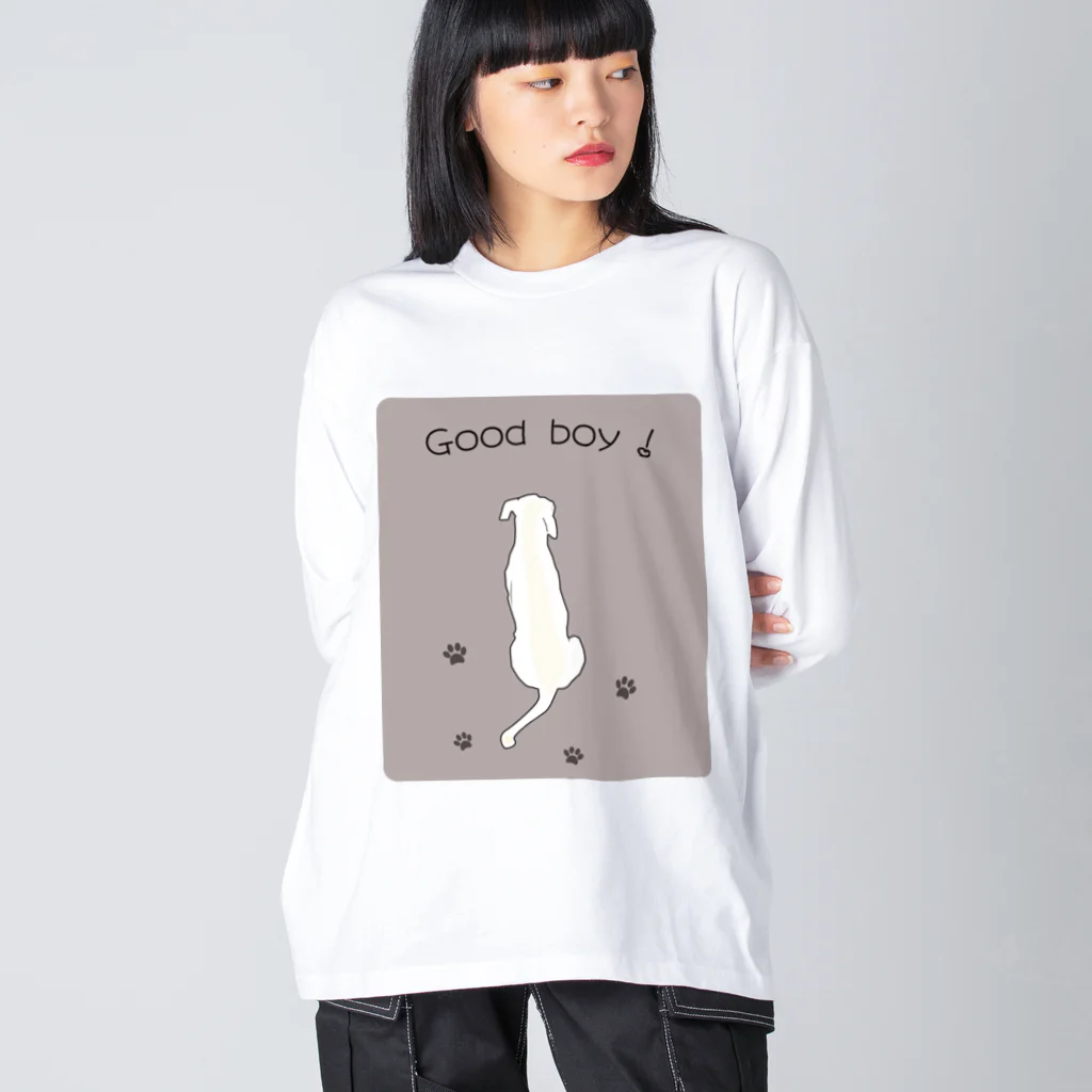 clarice-designのgood-dog ビッグシルエットロングスリーブTシャツ