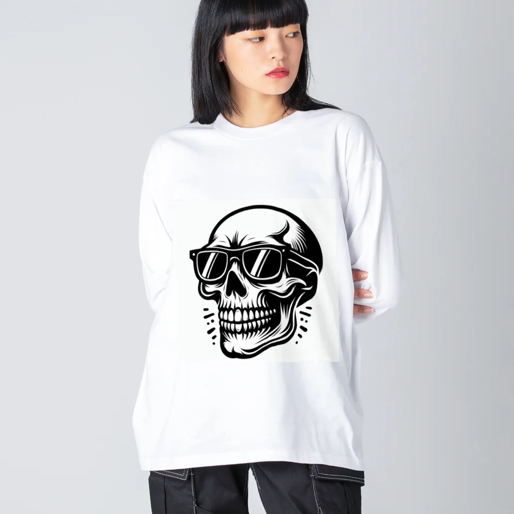 スタイリッシュベアーのファンキースカル Big Long Sleeve T-Shirt