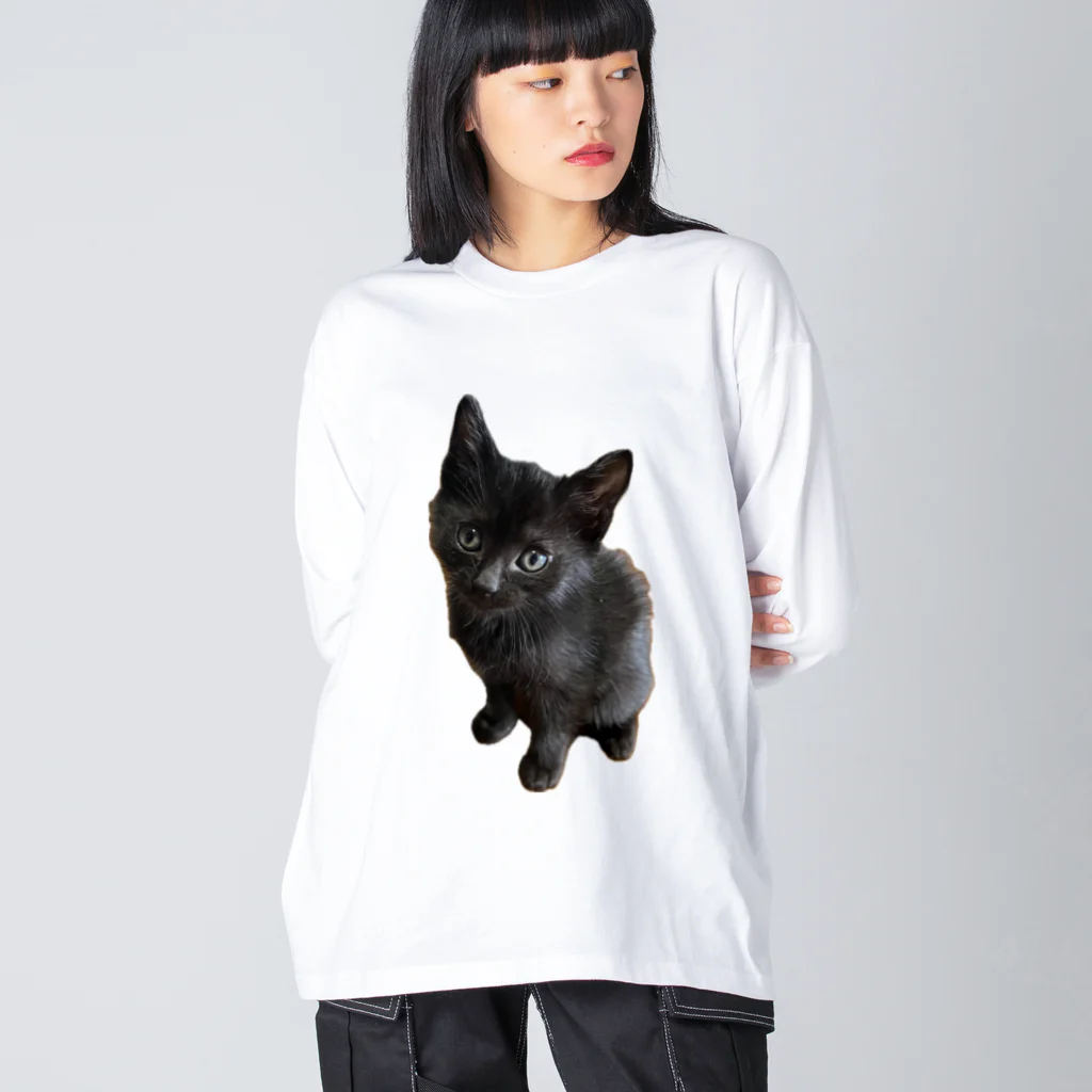 ねこねこねこねこのくーちゃん ビッグシルエットロングスリーブTシャツ