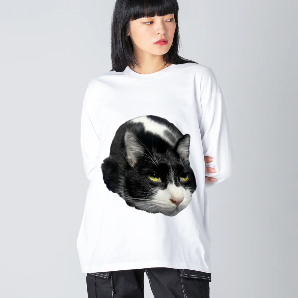 ねこねこねこねこのうーちゃん ビッグシルエットロングスリーブTシャツ