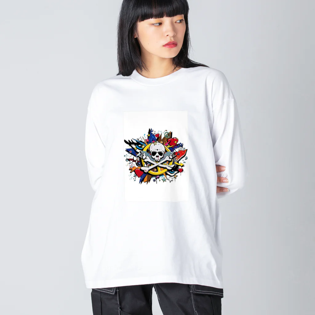 ゆうゆうの海賊君 ビッグシルエットロングスリーブTシャツ