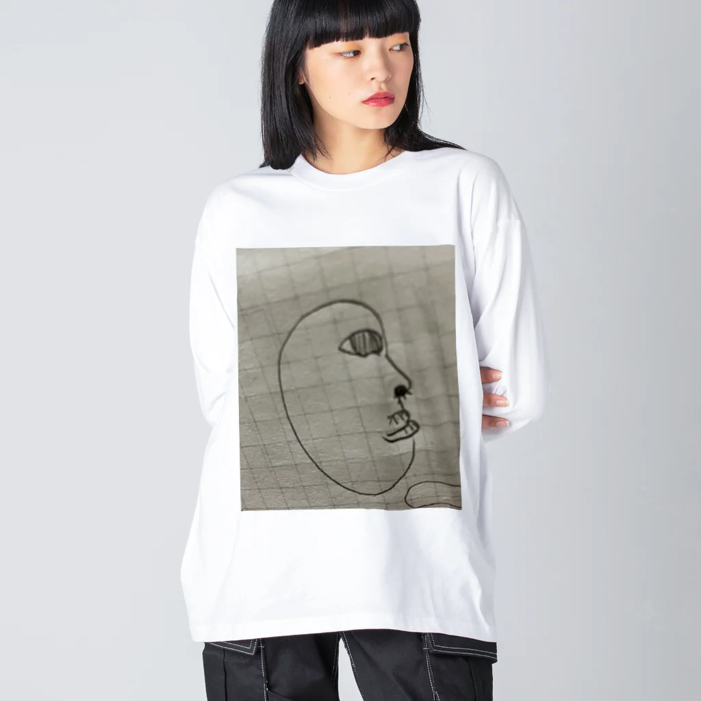 Sa724の顔 Big Long Sleeve T-Shirt