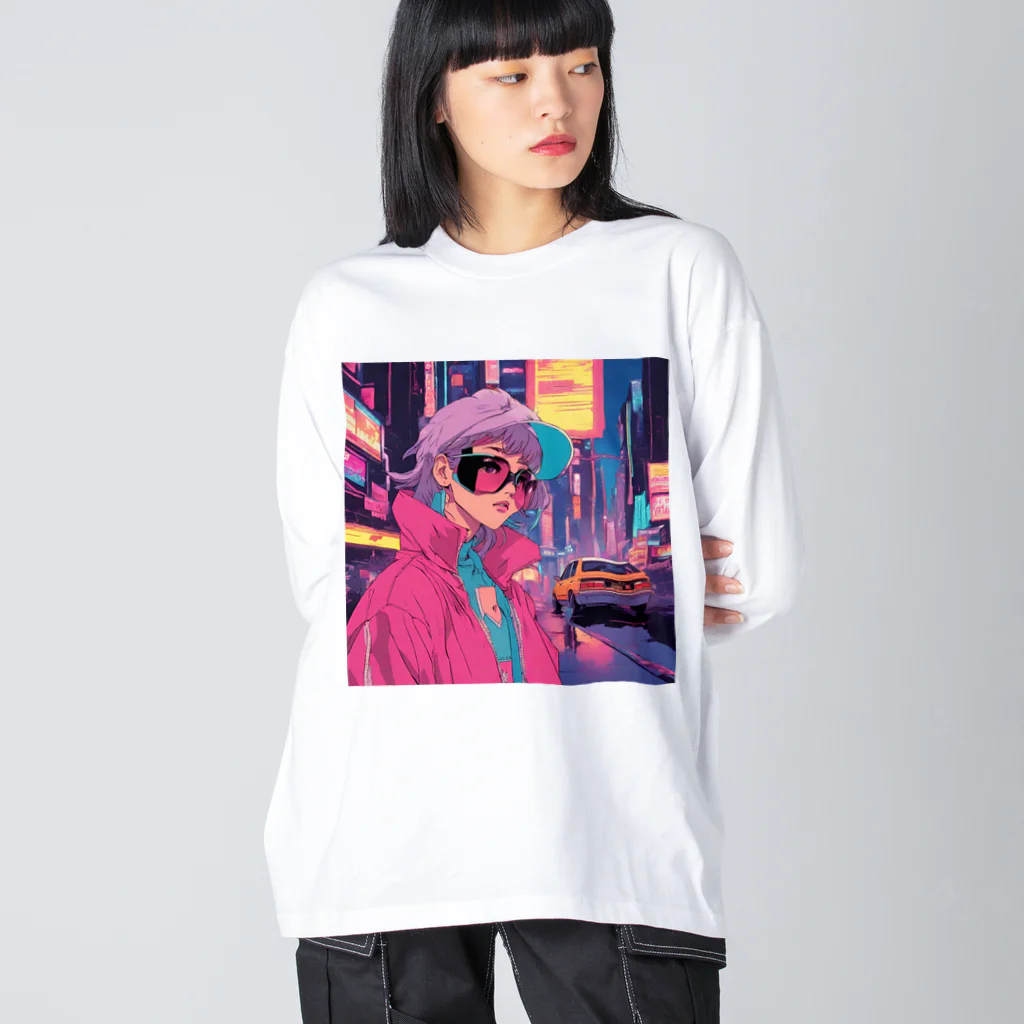 ふがじのお店のfutureFUNK2 ビッグシルエットロングスリーブTシャツ