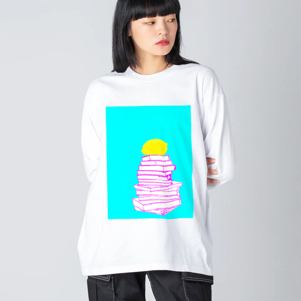 shi-chi Labo graph(詩一）のLemon Big Long Sleeve T-Shirt