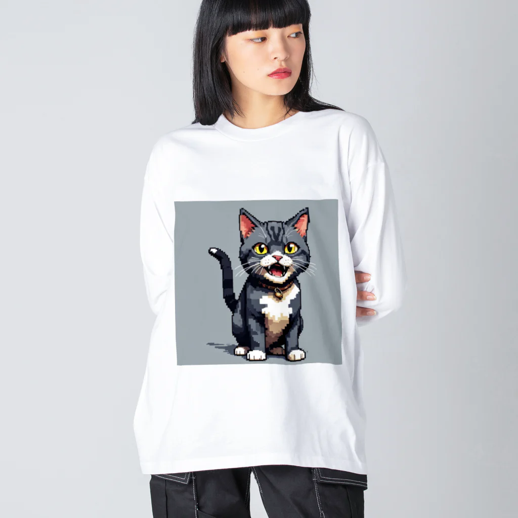 ♡wincorner♡のにゃーな猫ちゃん ビッグシルエットロングスリーブTシャツ