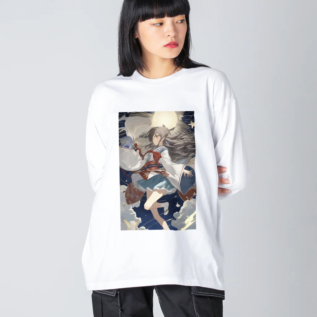 💕第52歩兵連隊💕の天使 ビッグシルエットロングスリーブTシャツ