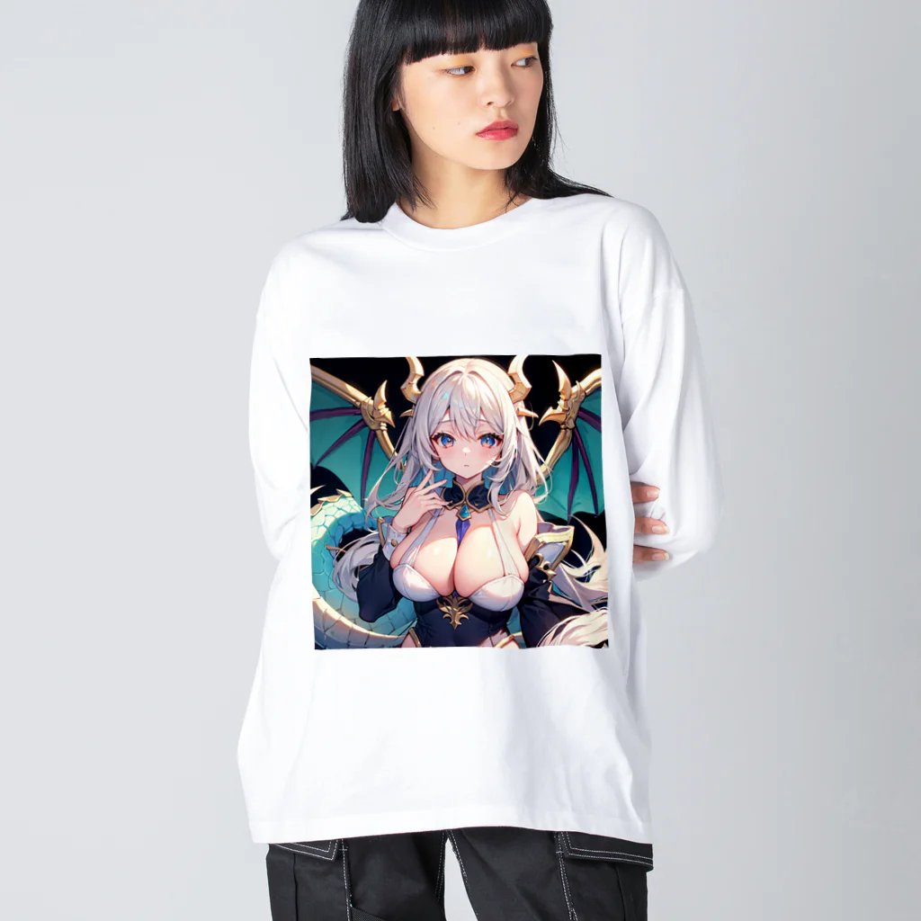 ピンクリボンのセレスティナ Big Long Sleeve T-Shirt