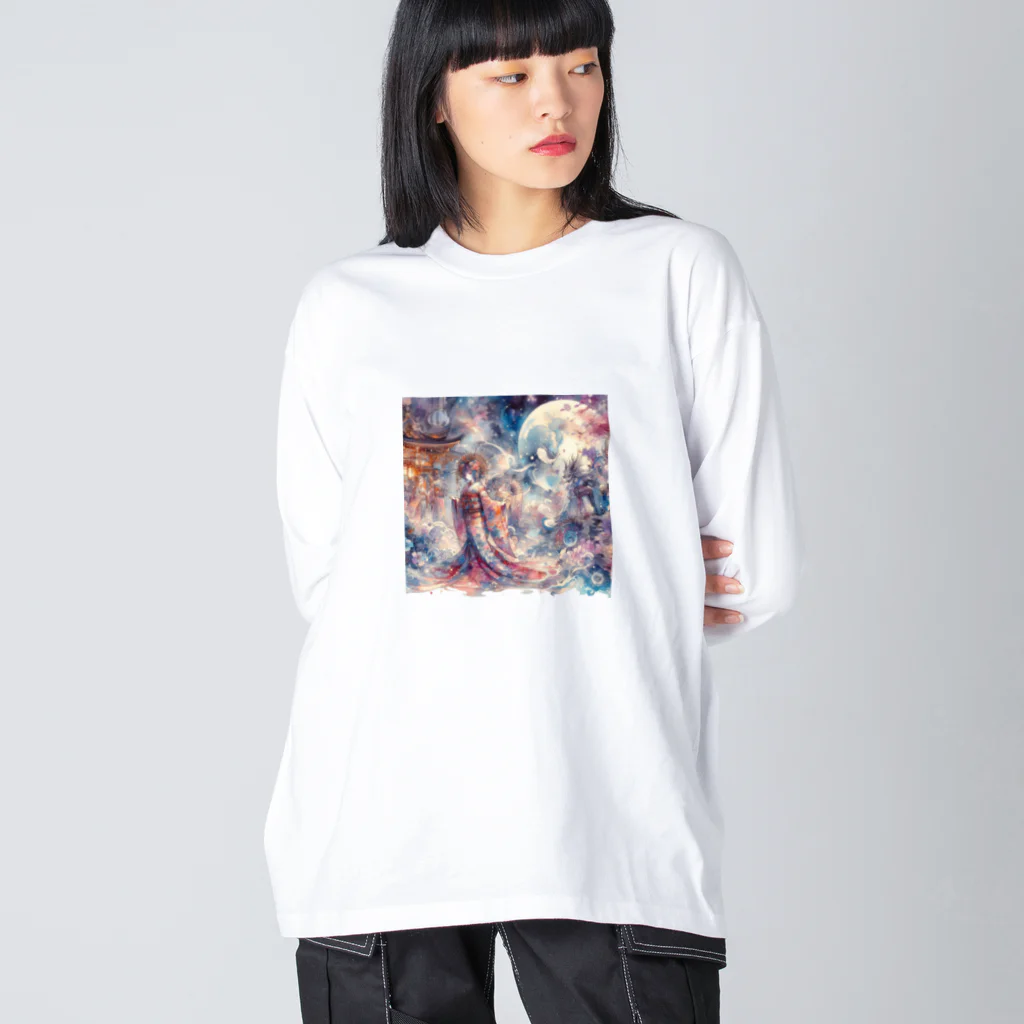 momonekokoの魅惑の天女 ビッグシルエットロングスリーブTシャツ