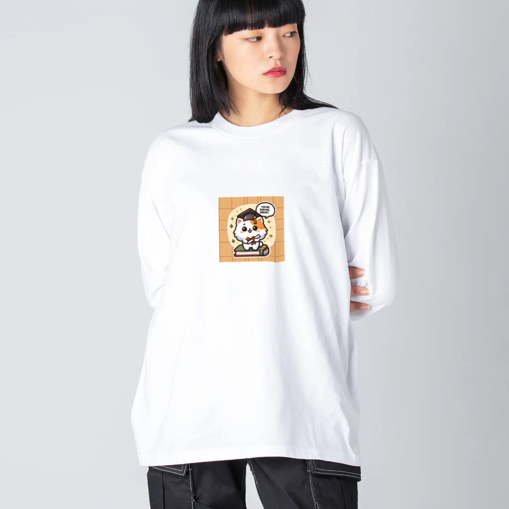 子猫カーニバルの子猫の応援 Big Long Sleeve T-Shirt