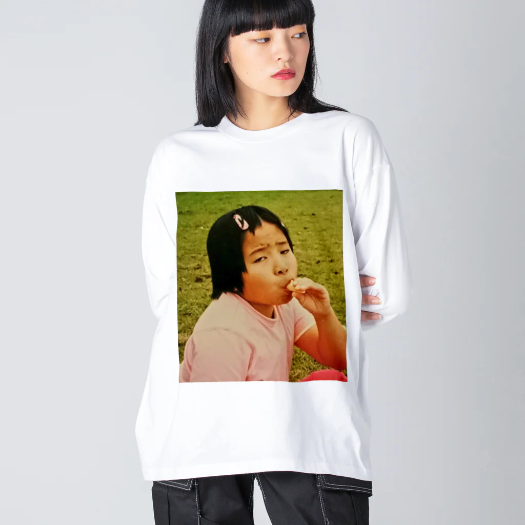 隣の芝生のUCHInoNE-CHAN#1 ビッグシルエットロングスリーブTシャツ