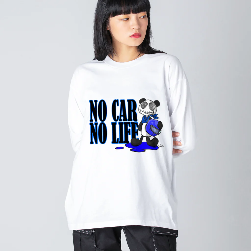 Selfish.One.Soul＝｛S.O.S｝のNO CAR　NO LIFE ビッグシルエットロングスリーブTシャツ