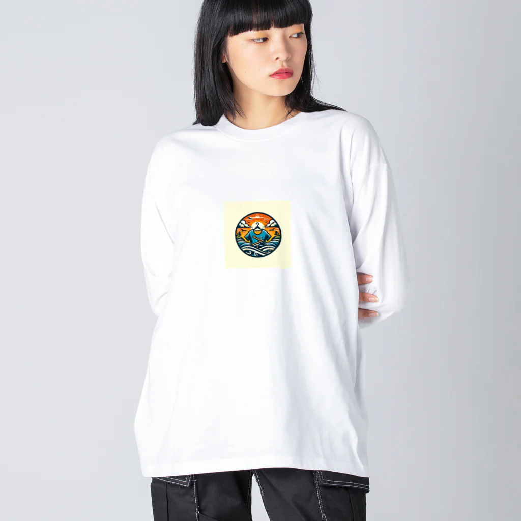 myojinのオシャレなロゴ ビッグシルエットロングスリーブTシャツ