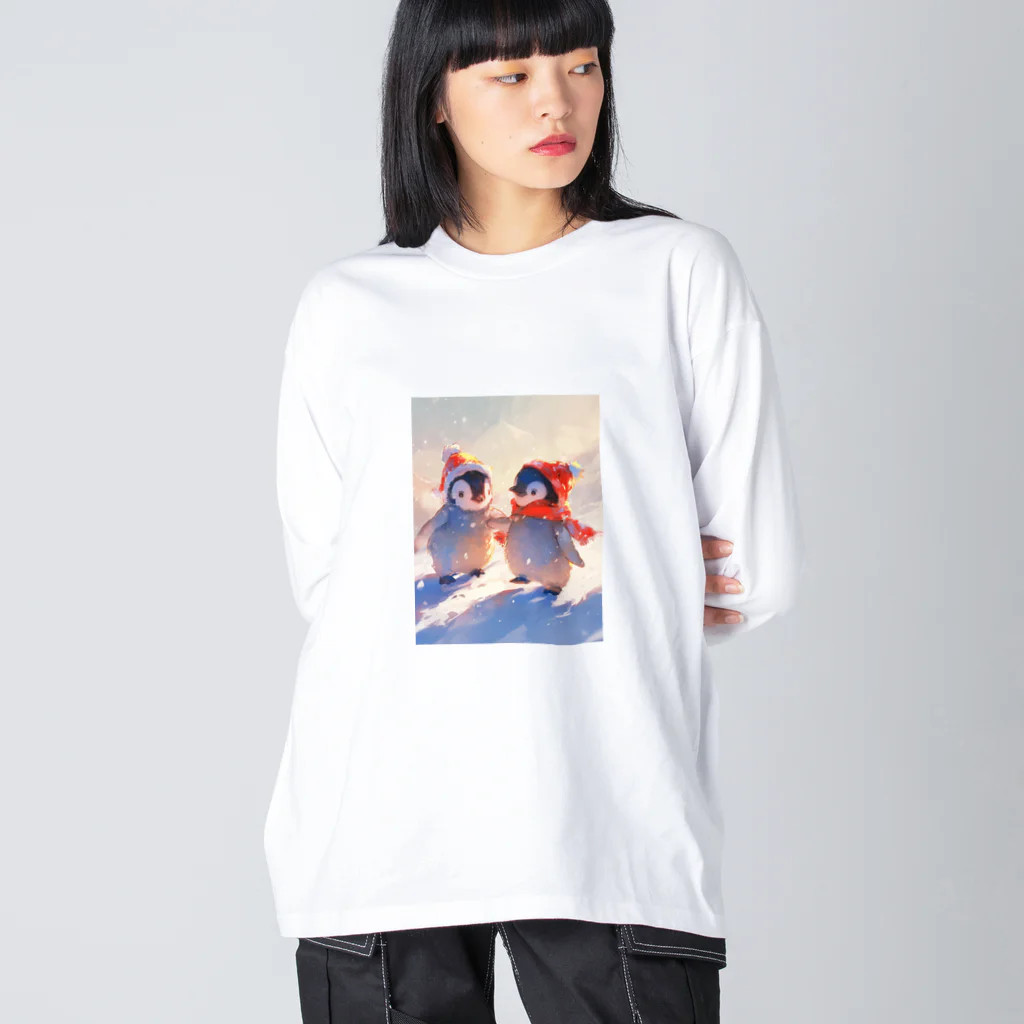 AQUAMETAVERSEの仲良くしようね　ラフルール　1859 Big Long Sleeve T-Shirt