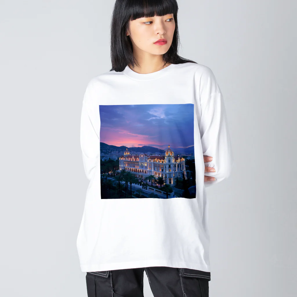 AQUAMETAVERSEのニースの思い出　Tomoe bb 2712 Big Long Sleeve T-Shirt