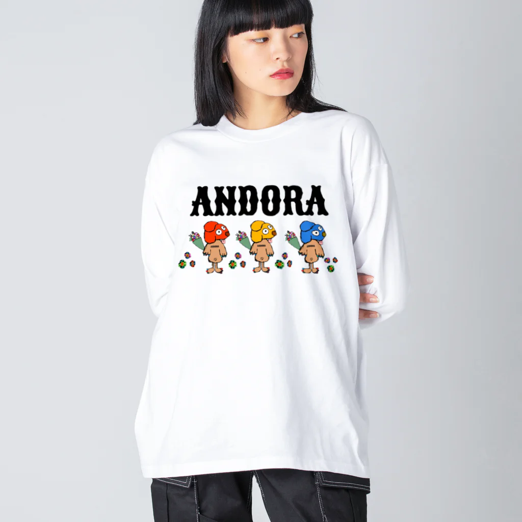 ANDORAのANDORA DOGS ビッグシルエットロングスリーブTシャツ