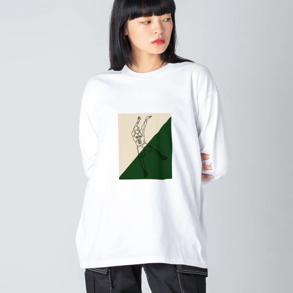 rentachijiのデミアンリラード Big Long Sleeve T-Shirt