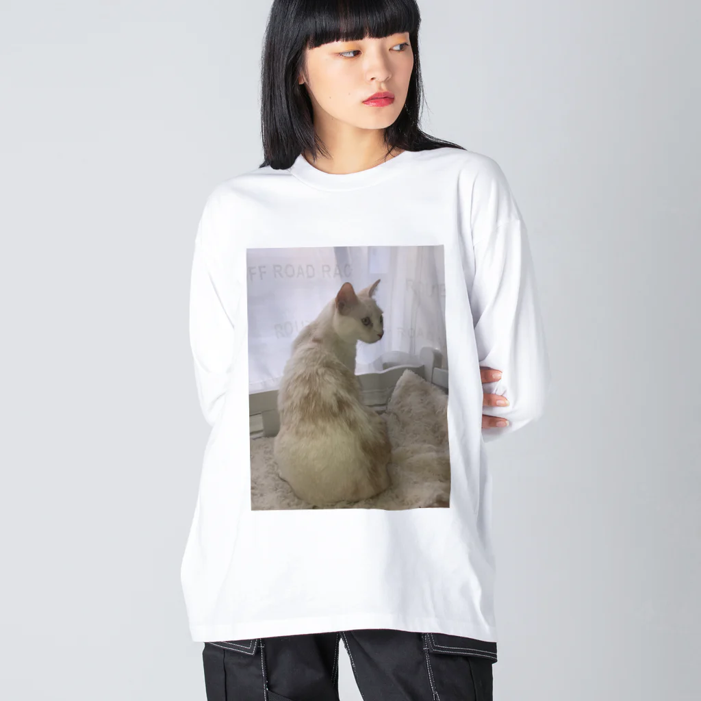 Mizuki・ASIA CATの後ろ美猫MILU🐾 Big Long Sleeve T-Shirt