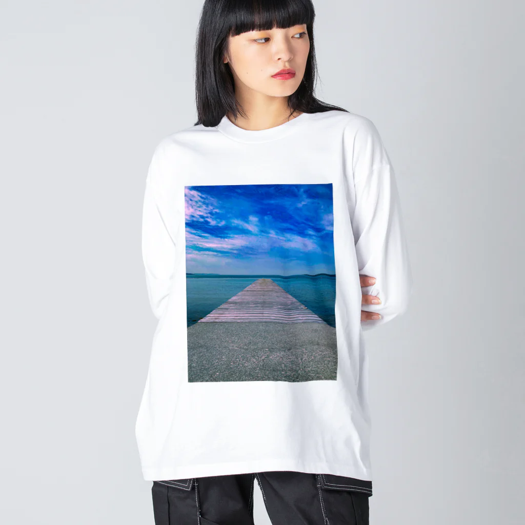 ryu241のあめやの桟橋 Big Long Sleeve T-Shirt