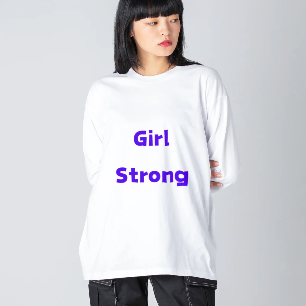 あい・まい・みぃのGirl Strong-強い女性を表す言葉 Big Long Sleeve T-Shirt