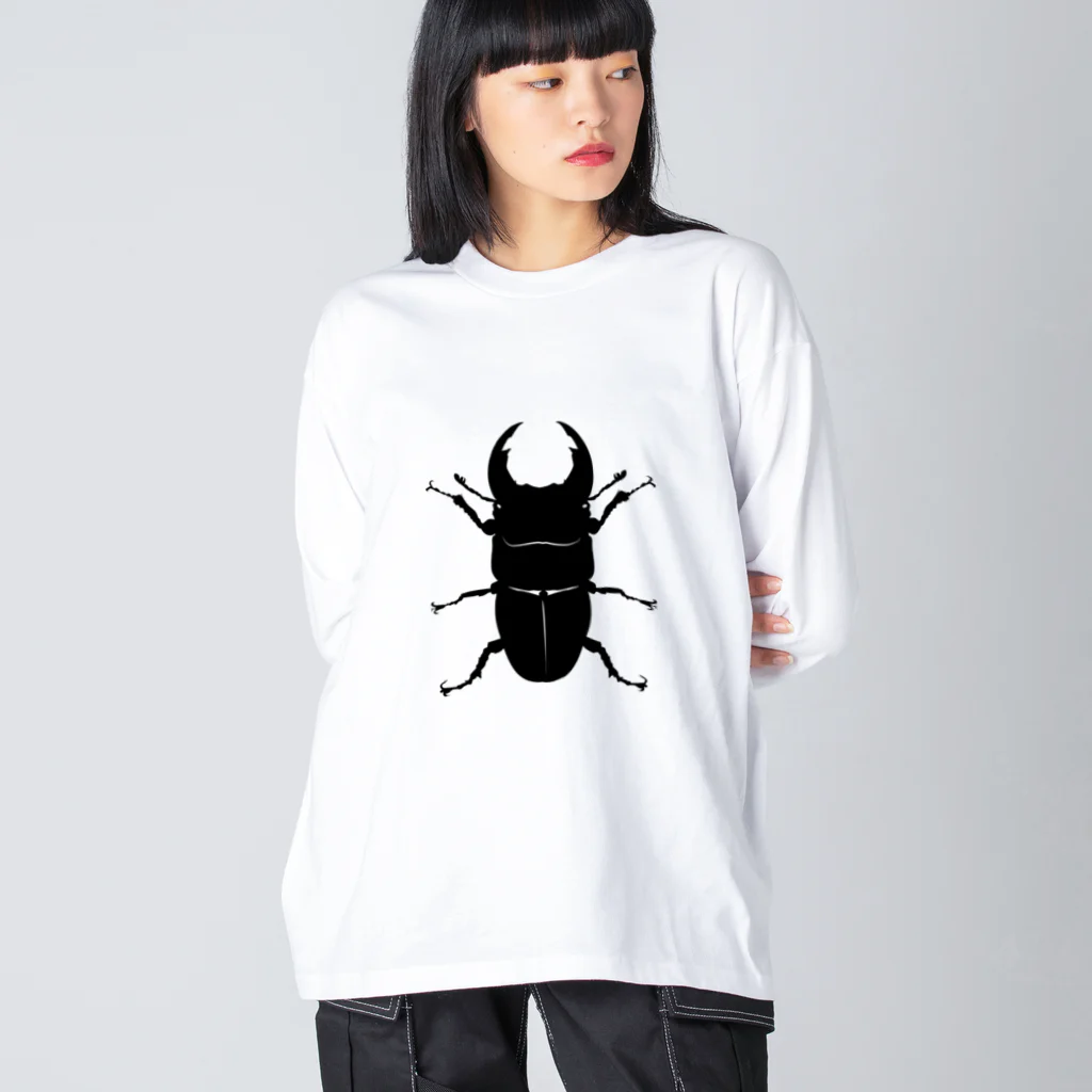 chicodeza by suzuriのオオクワガタ Big Long Sleeve T-Shirt