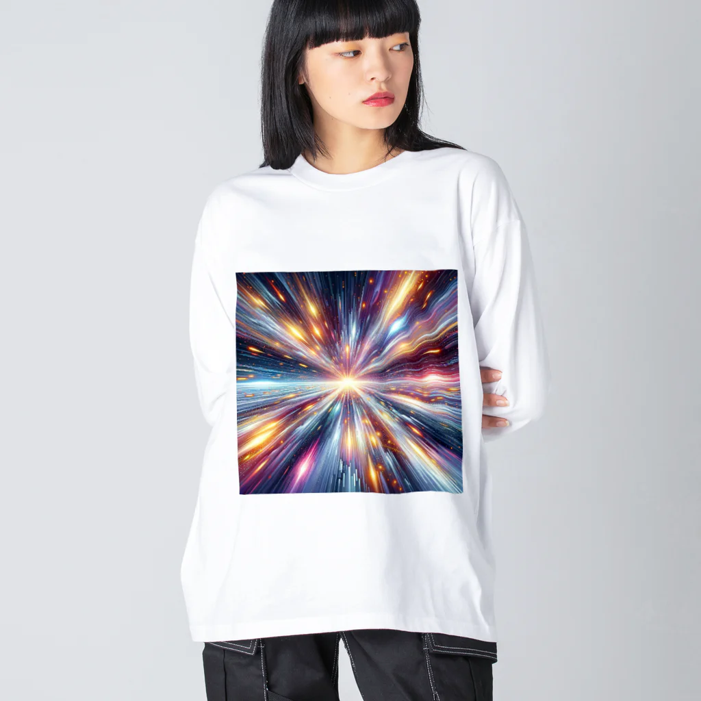 トトベス(T∴B∴M∴)🕊️の超光速スターダスト量子ワープ🛸スターシード覚醒コード Big Long Sleeve T-Shirt