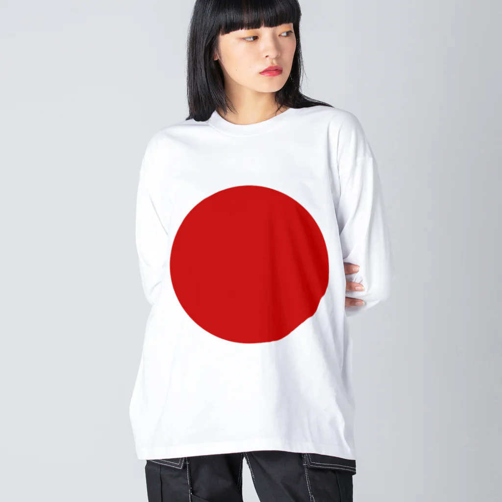 お絵かき屋さんの日本の国旗 Big Long Sleeve T-Shirt