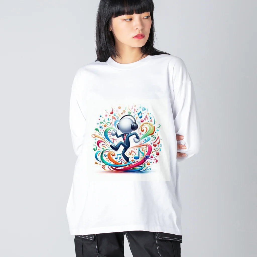 SabuAkaの華金サラリーマン ビッグシルエットロングスリーブTシャツ