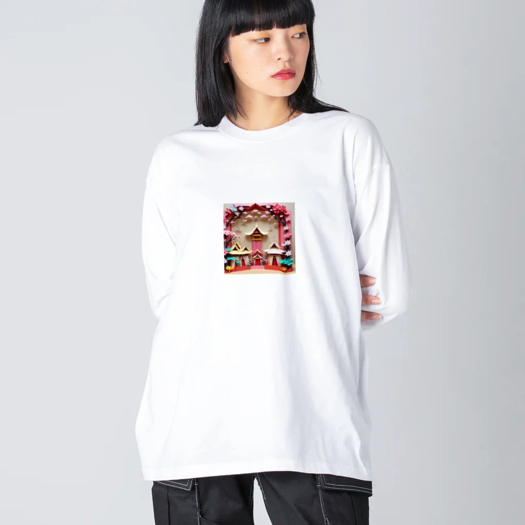 yukki1975の折り紙のイラスト_014 Big Long Sleeve T-Shirt