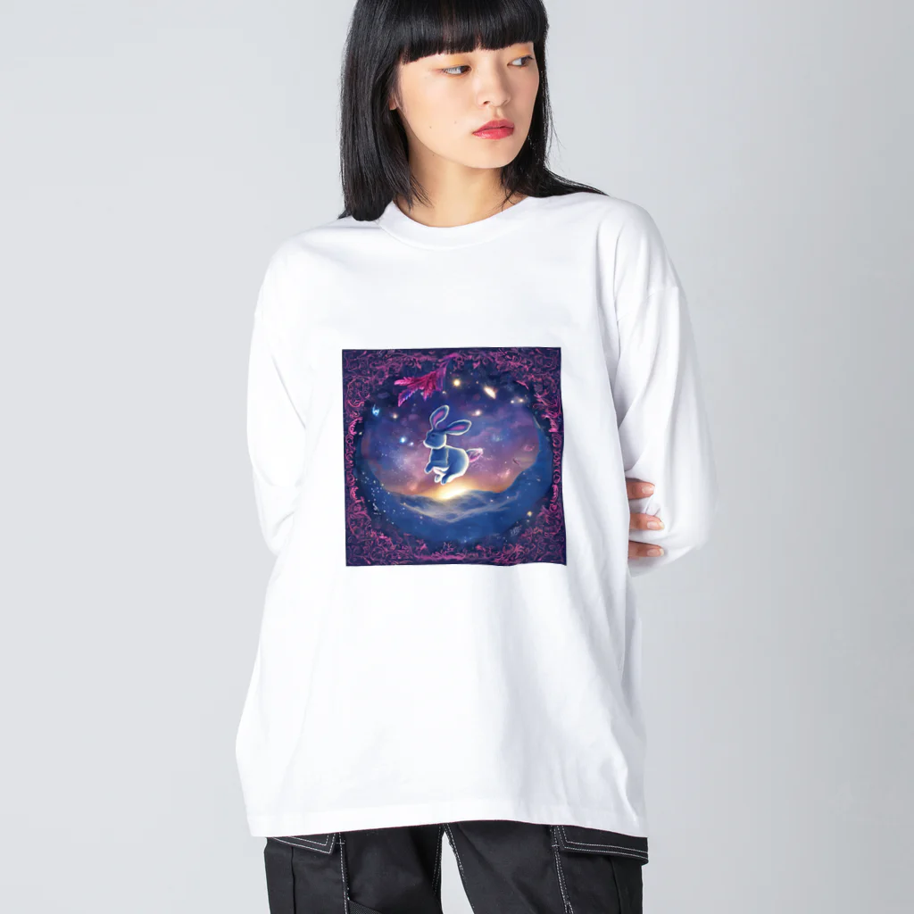 million-mindのうさぎの異世界冒険 ビッグシルエットロングスリーブTシャツ