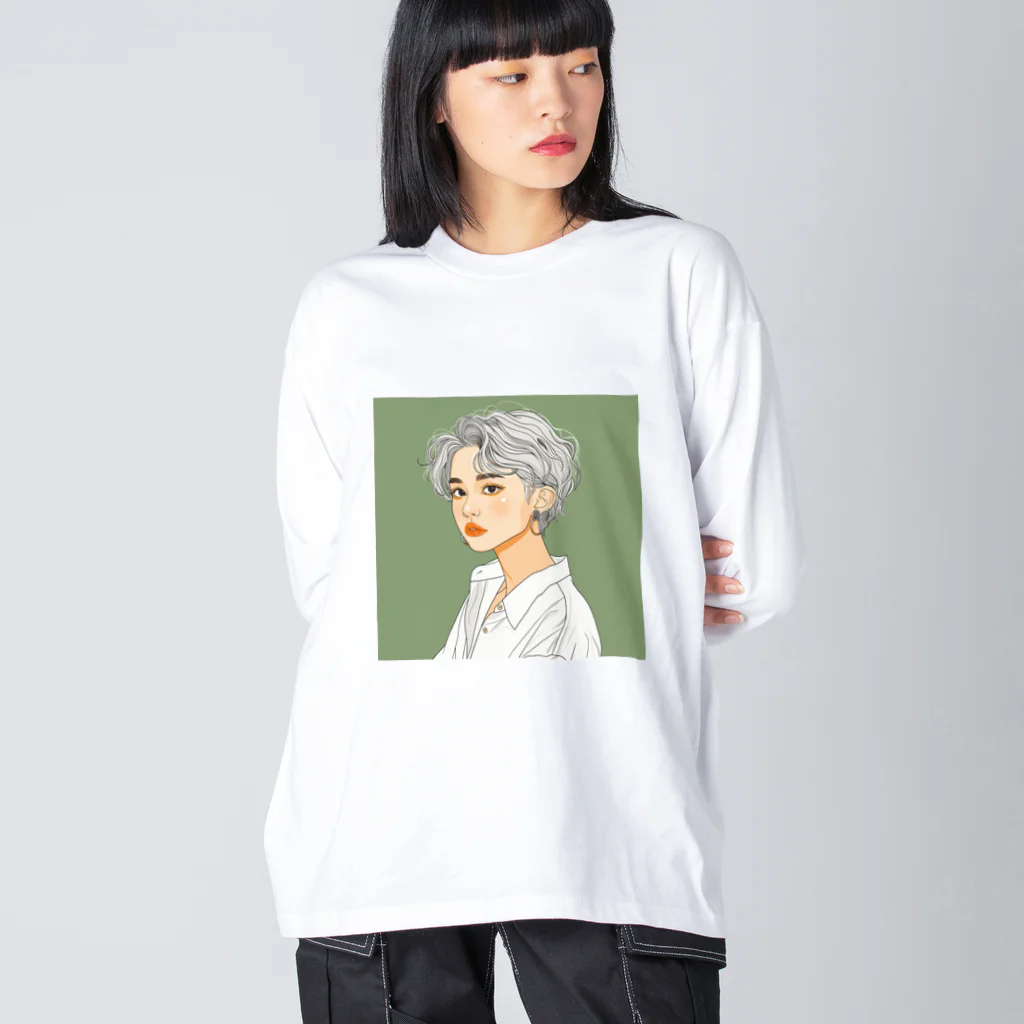  Tokyo City Girls catalogues のCity girl #6 ニッキー ビッグシルエットロングスリーブTシャツ