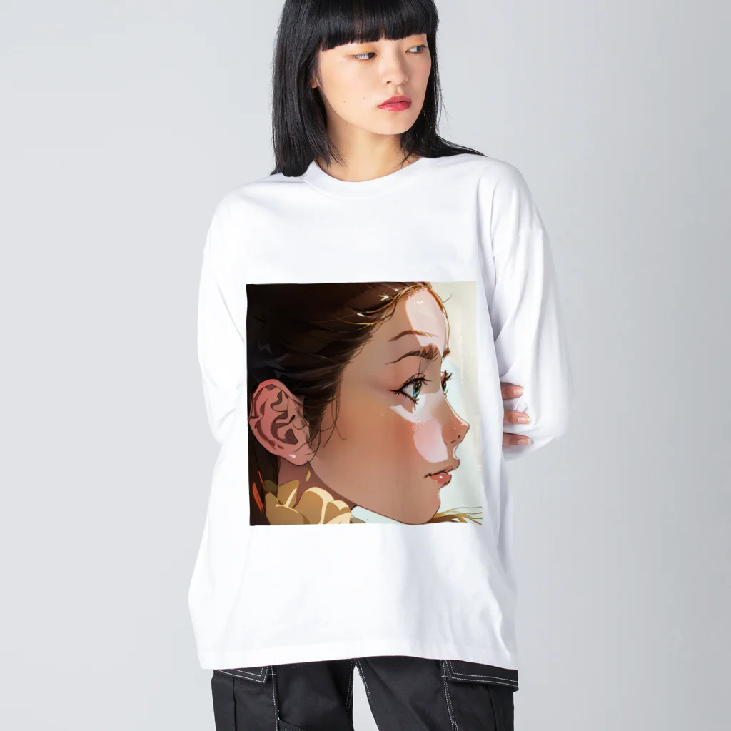 shiba9の美人 Big Long Sleeve T-Shirt