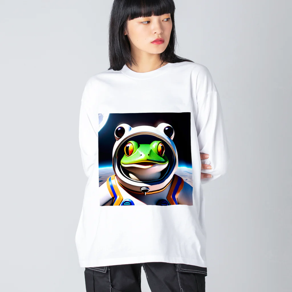 LOGOstylesの宇宙探索 ビッグシルエットロングスリーブTシャツ