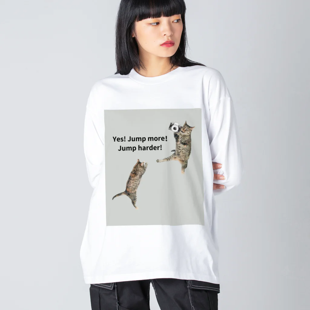 catnip factoryのJUMP more！ Big Long Sleeve T-Shirt