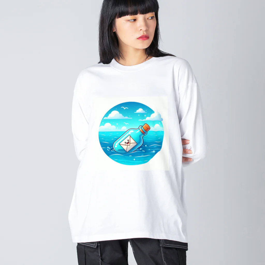 keystoneのメッセージボトル Big Long Sleeve T-Shirt