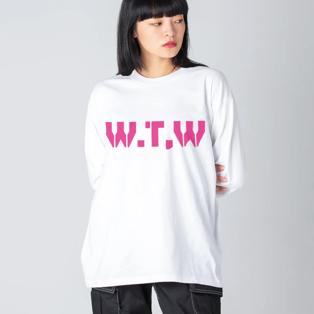 T-ShhhのW.T.W(With the works) ビッグシルエットロングスリーブTシャツ