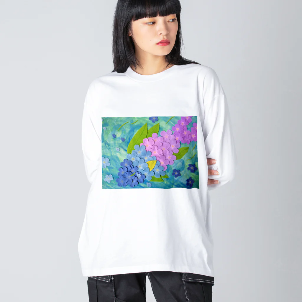 つぎの勿忘草　ワスレナグサ Big Long Sleeve T-Shirt