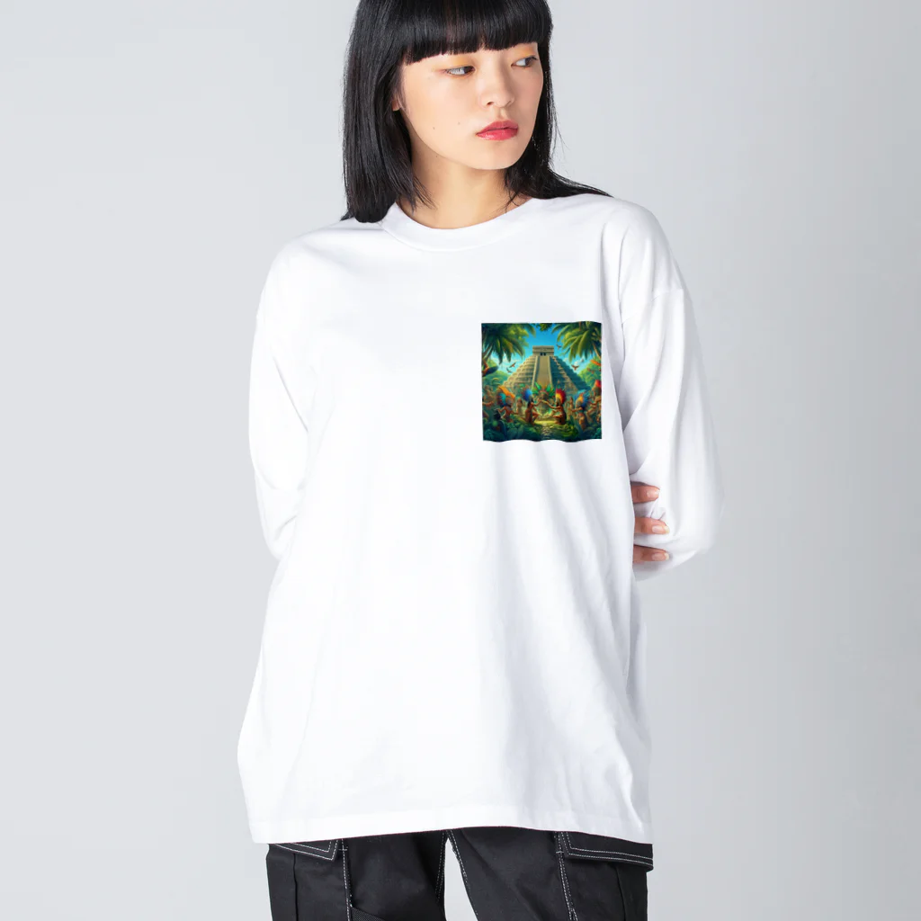 うりこみ屋のマヤの人々 Big Long Sleeve T-Shirt