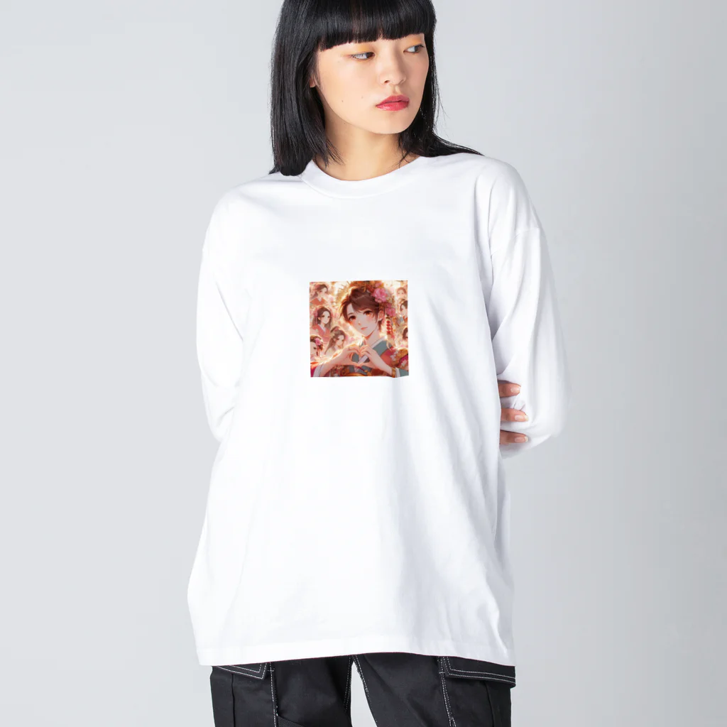 ドリームショップのべっぴんさん Big Long Sleeve T-Shirt