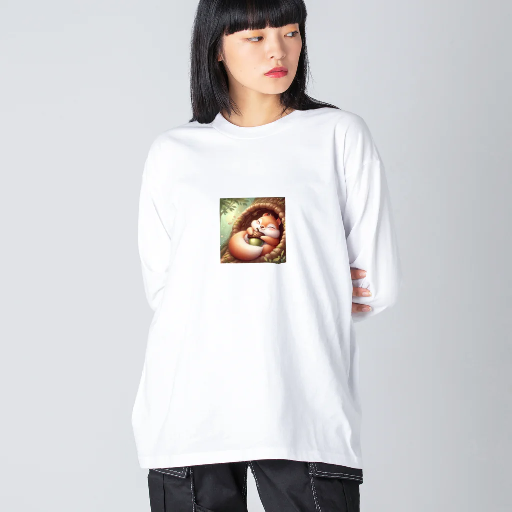 Yama_49のくつろぎリス Big Long Sleeve T-Shirt