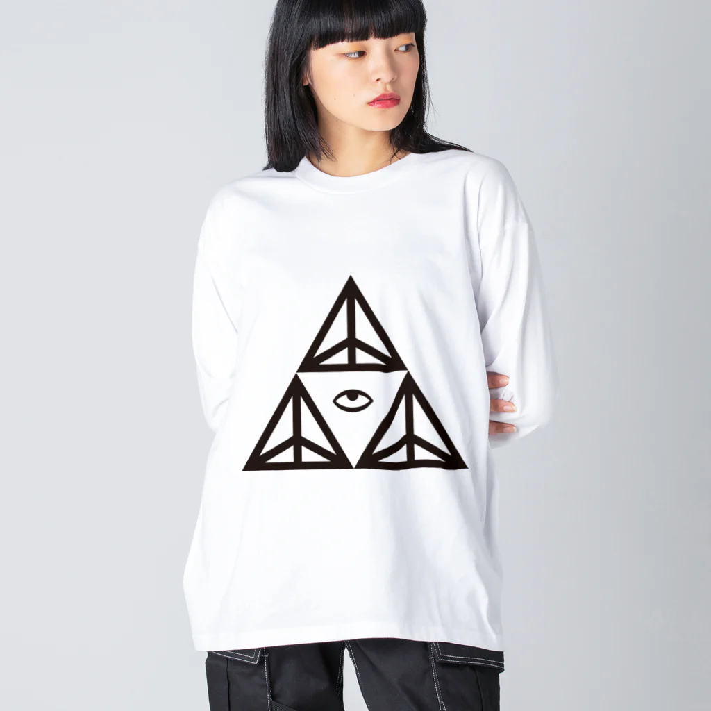 EARTHの循環と調和 Big Long Sleeve T-Shirt