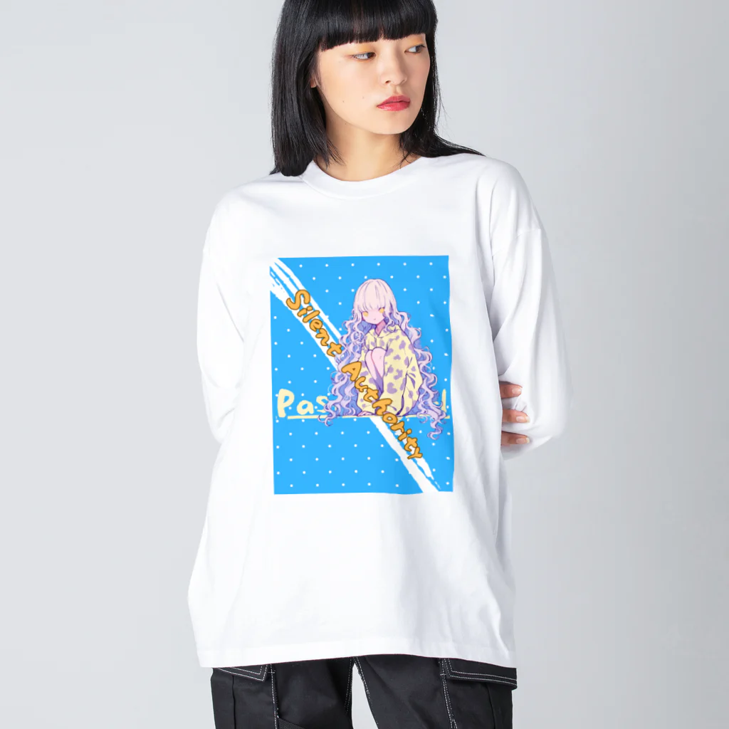 じょいちぃのPastel girl「パステルガール」 ビッグシルエットロングスリーブTシャツ