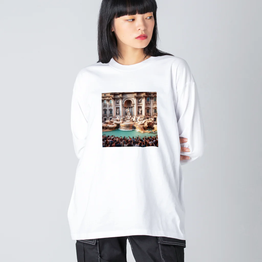 うりこみ屋のトレビの泉 Big Long Sleeve T-Shirt