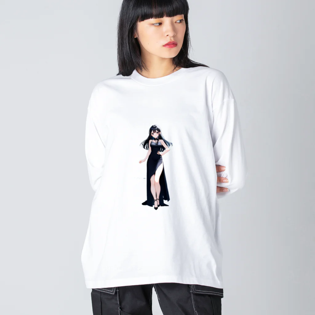 momonekokoのパーティー前の彼女 Big Long Sleeve T-Shirt