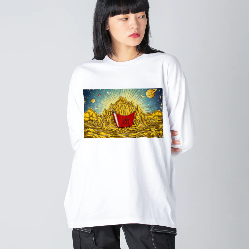 JoyfulMomentsCraftsの黄金とポテト ー Golden and Potato ー Big Long Sleeve T-Shirt
