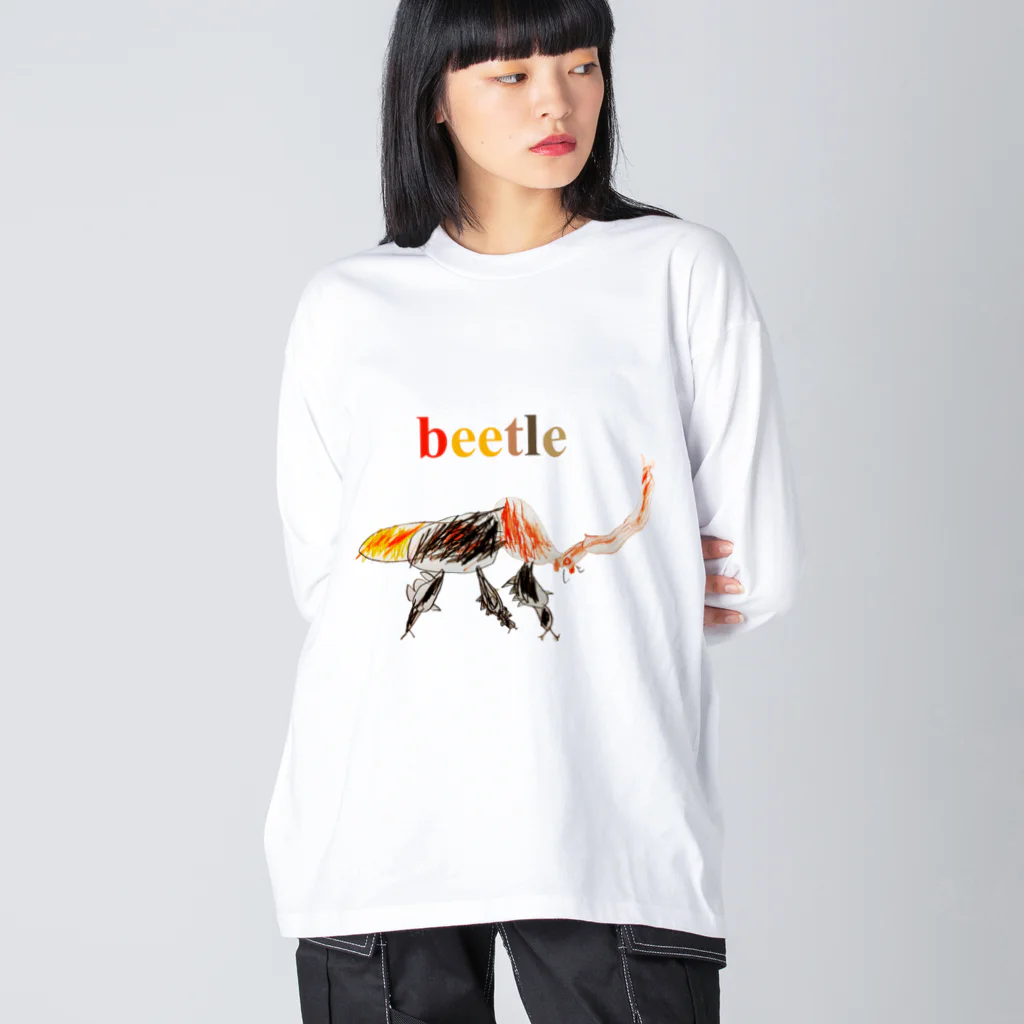 eri_sakuのbeetle ビッグシルエットロングスリーブTシャツ